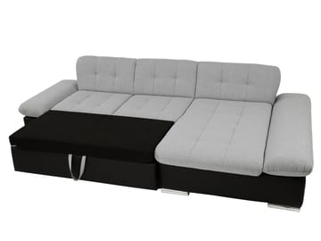 Djerra Sovesofa med chaiselong 3-personers - Brun - Møbler - Sofaer - Sovesofaer