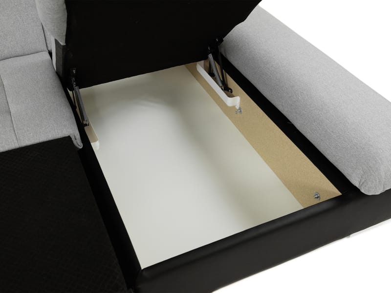 Djerra Sovesofa med chaiselong 3-personers - Brun - Møbler - Sofaer - Sovesofaer