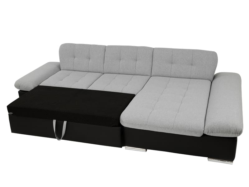Djerra Sovesofa med chaiselong 3-personers - Brun - Møbler - Sofaer - Sovesofaer