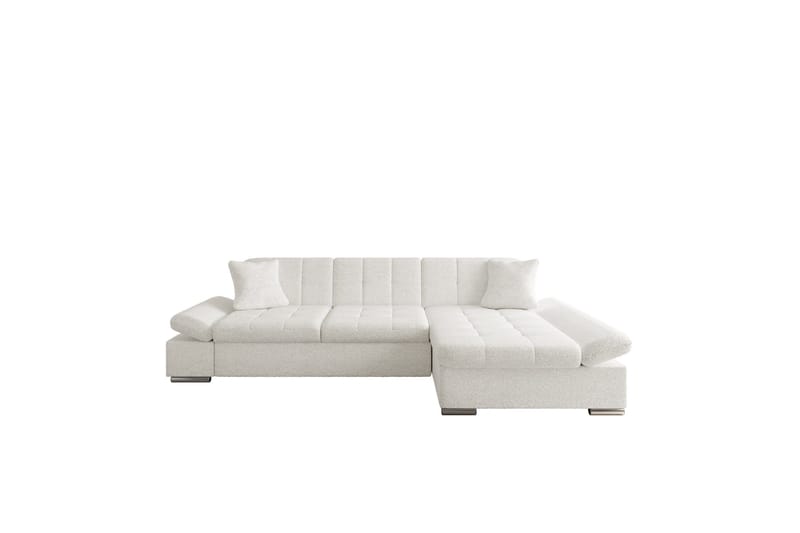 Djerra Sovesofa med Divan 3-personers - Hvid - Møbler - Sofaer - Sovesofaer