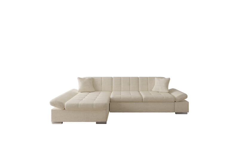 Djerra Sovesofa med Divan 3-personers - Beige - Møbler - Sofaer - Sovesofaer