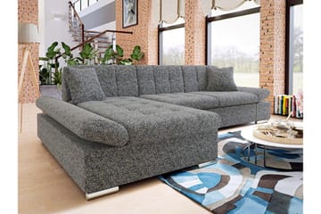 Djerra Sovesofa med Divan 3-personers - Marineblå - Møbler - Sofaer - Sovesofaer