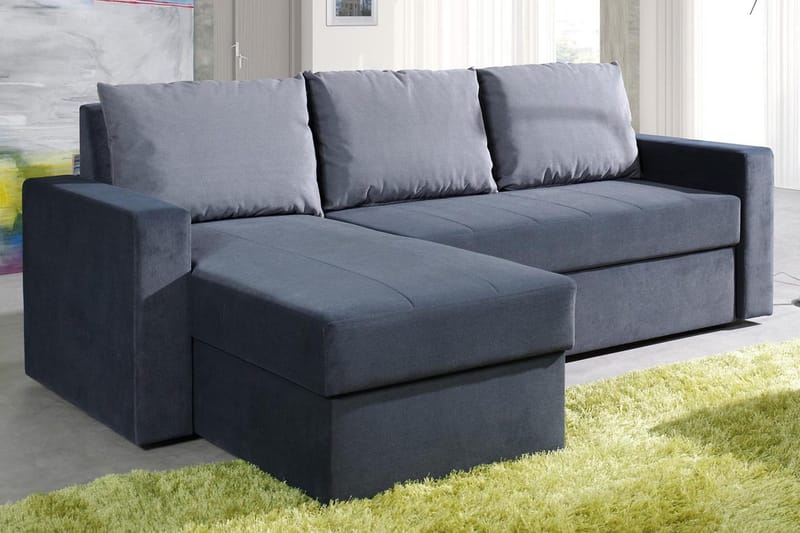 Domino Sovesofa med diva 234x156x82 cm - Møbler - Sofaer - Sovesofaer