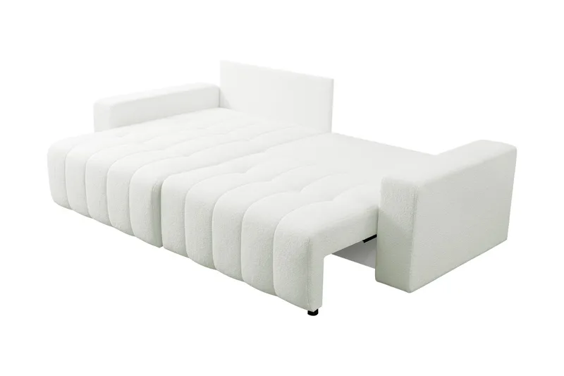 Doryn Sovesofa med Divan 3-personers - Beige - Møbler - Sofaer - Sovesofaer