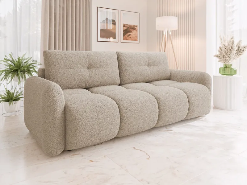 Durven Sovesofa 3-personers - Beige - Møbler - Sofaer - Sovesofaer