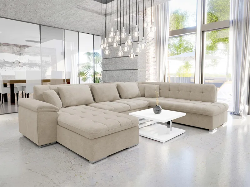 Dynir 6-personers U-sofa med Chaiselong Venstre - Møbler - Sofaer - Sovesofaer