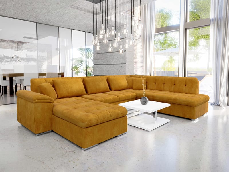 Dynir 6-personers U-sofa med Chaiselong Venstre - Møbler - Sofaer - Sovesofaer