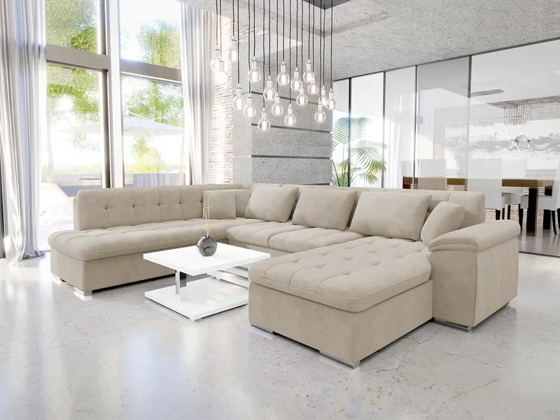 Dynir 6-personers U-sofa med Chaiselong Højre - Møbler - Sofaer - Sovesofaer