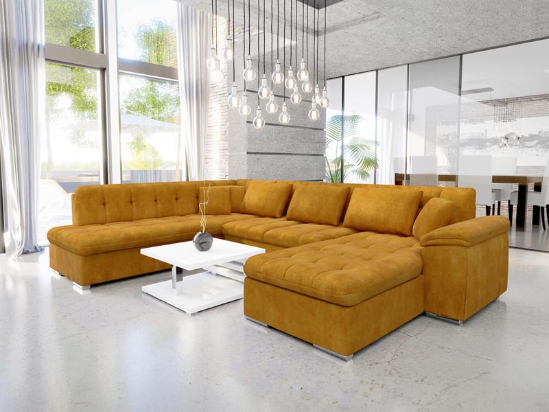 Dynir 6-personers U-sofa med Chaiselong Højre - Møbler - Sofaer - Sovesofaer