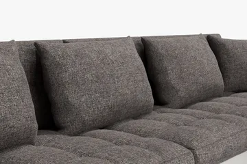 Dynir Hjørnesovesofa Chaiselong med Opbevaring Højre - Hvid/Lysegrå - Møbler - Sofaer - Sovesofaer