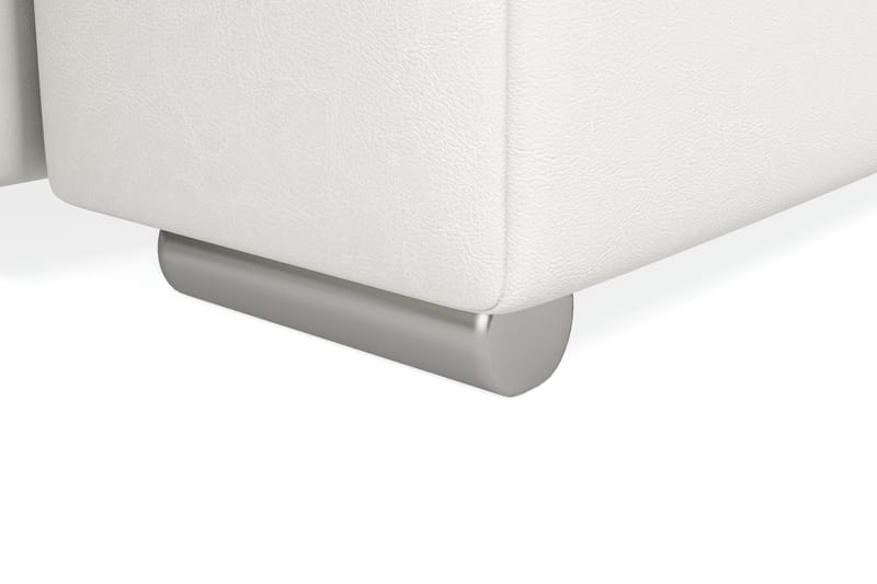 Dynir Hjørnesovesofa Chaiselong med Opbevaring Højre - Hvid/Lysegrå - Møbler - Sofaer - Sovesofaer