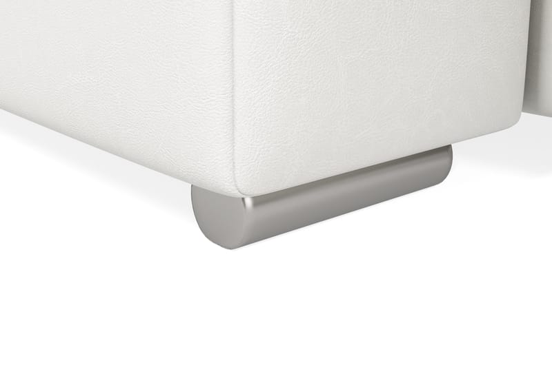 Dynir Hjørnesovesofa Chaiselong med Opbevaring Venstre - Lysegrå/Hvid - Møbler - Sofaer - Sovesofaer