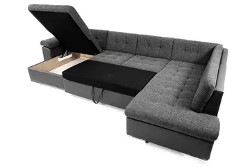Dynir Hjørnesovesofa Chaiselong Venstre - Mørkegrøn - Møbler - Sofaer - Sovesofaer