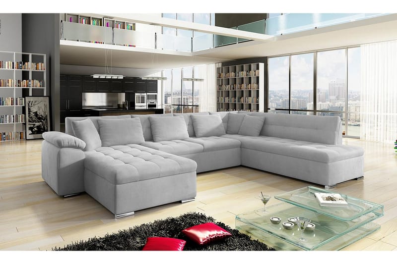 Dynir Sovesofa m. Chaiselonger 4-Pers., Hvid