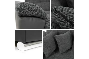 Dynir Sovesofa Med Divan Og Chaiselong 5-Personers - Grøn - Møbler - Sofaer - Sovesofaer