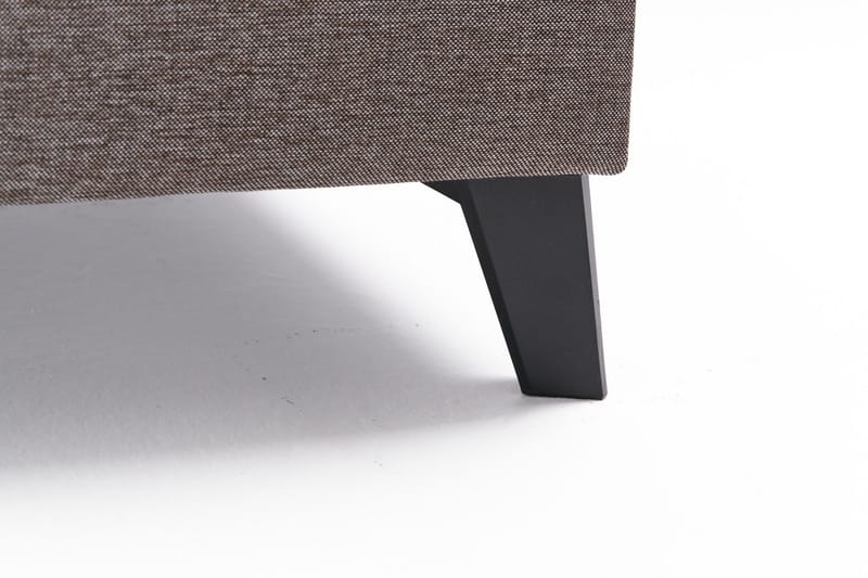 Efsunlu U-sovesofa - Brun/Sort - Møbler - Sofaer - Sovesofaer