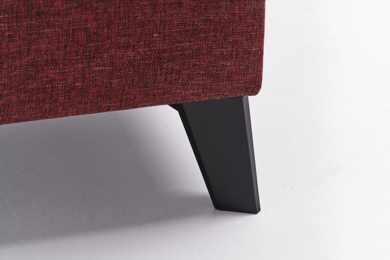 Efsunlu U-sovesofa - Rød/Sort - Møbler - Sofaer - Sovesofaer