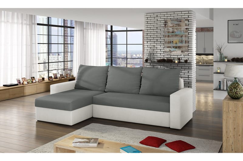Eguino sovesofa, Grå/Hvid
