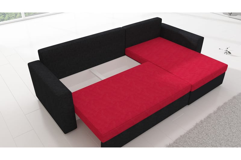 Eguino sovesofa - Sort - Sovesofaer - 3 personers sovesofa