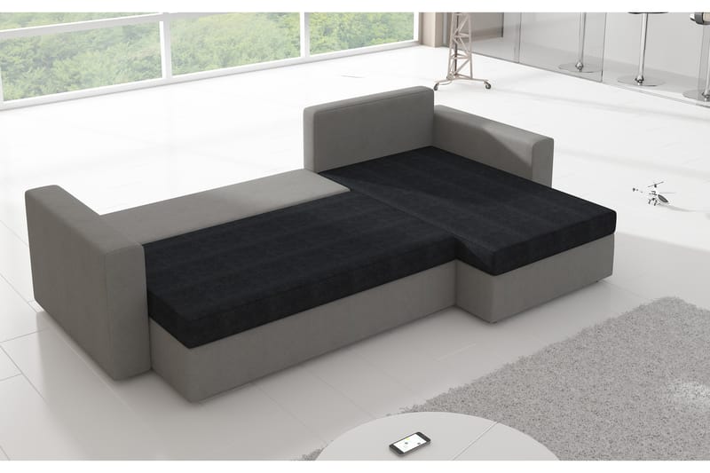 Eguino sovesofa - Sort - Sovesofaer - 3 personers sovesofa