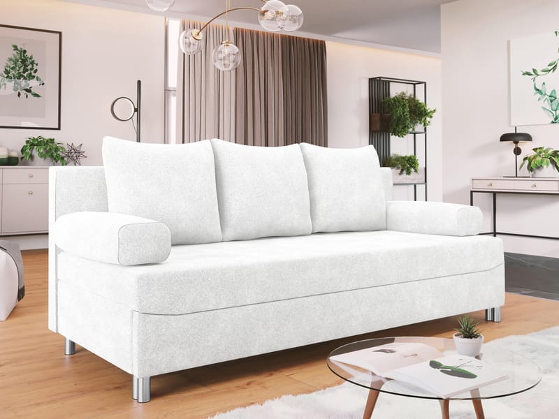 Eifion 3-personers sovesofa - hvid - Møbler - Sofaer - Sovesofaer