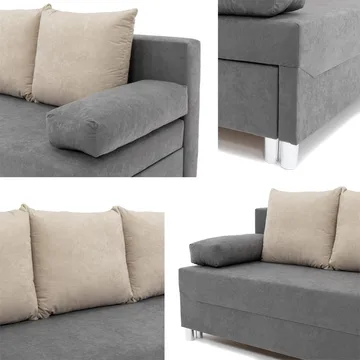 Eifion 3-personers sovesofa - hvid - Møbler - Sofaer - Sovesofaer