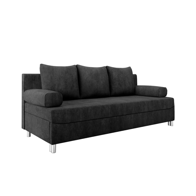 Eifion 3-personers sovesofa, sort