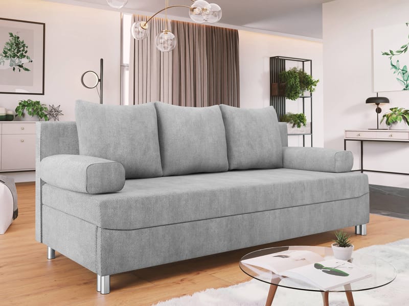 Eifion 3-personers sovesofa - lysegrå - Møbler - Sofaer - Sovesofaer