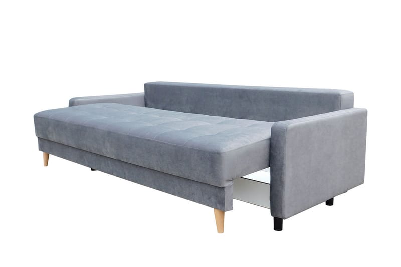 Eirado 3-personers Sovesofa - Grøn - Sovesofaer - 3 personers sovesofa - Velour sofaer