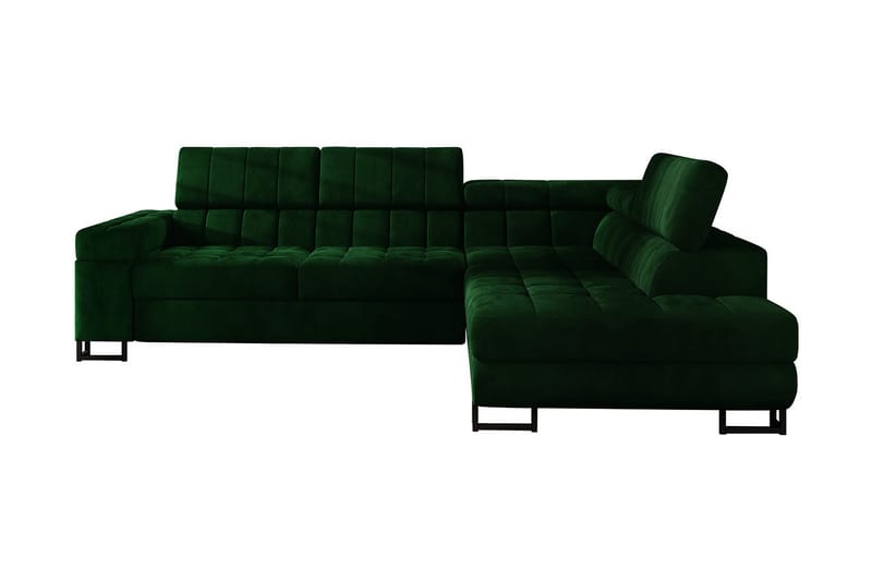 Elkind Hjørnesofa Højre, Mørkegrøn