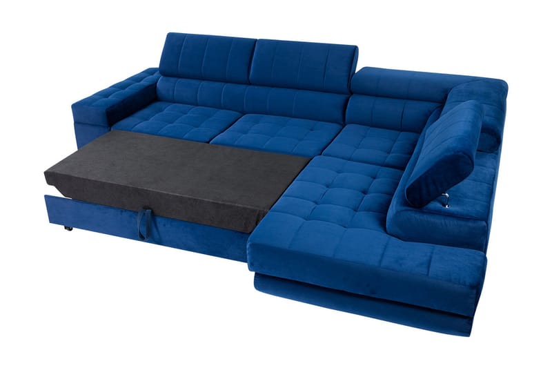 Elkind Hjørnesofa Højre - Mint - Sovesofaer - Velour sofaer