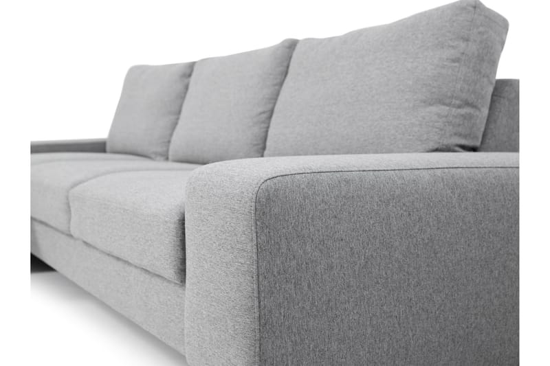 Emet Sovesofa med Chaiselong 3-personers - Grå - Møbler - Sofaer - Sovesofaer
