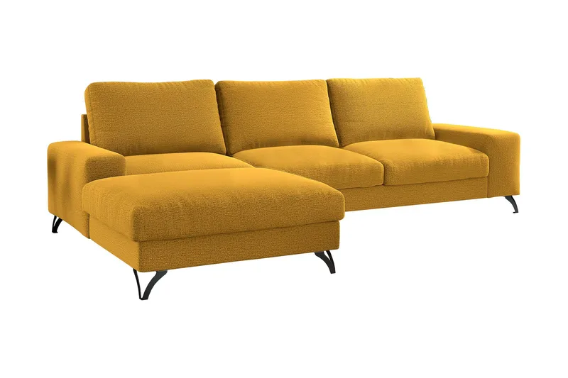 Emet Sovesofa med Chaiselong 3-personers, Brun
