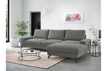 Emet Sovesofa med Chaiselong 3-personers - Hvid - Møbler - Sofaer - Sovesofaer