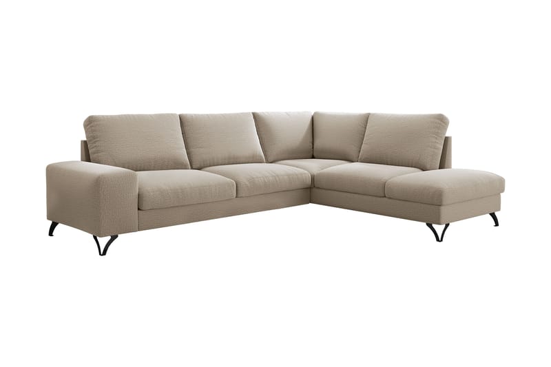 Emet Sovesofa med Chaiselong 4-personers, Hvid