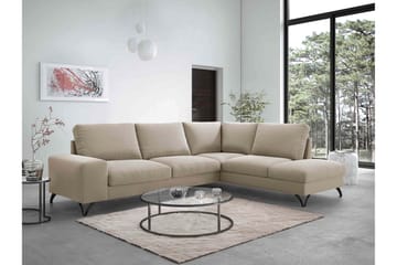 Emet Sovesofa med Chaiselong 4-personers - Hvid - Møbler - Sofaer - Sovesofaer
