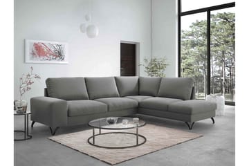 Emet Sovesofa med Chaiselong 4-personers - Lysebrun - Møbler - Sofaer - Sovesofaer
