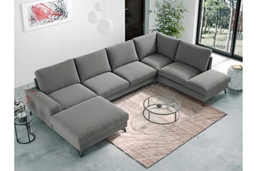 Emet Sovesofa med Chaiselong og Hjørnesektion 5-personers - Hvid - Møbler - Sofaer - Sovesofaer