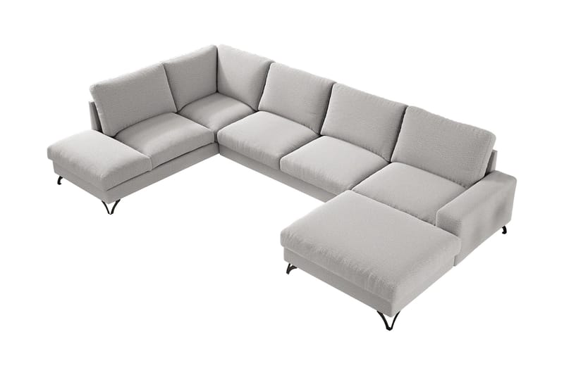 Emet Sovesofa med Chaiselong og Hjørnesektion 5-personers, Gul