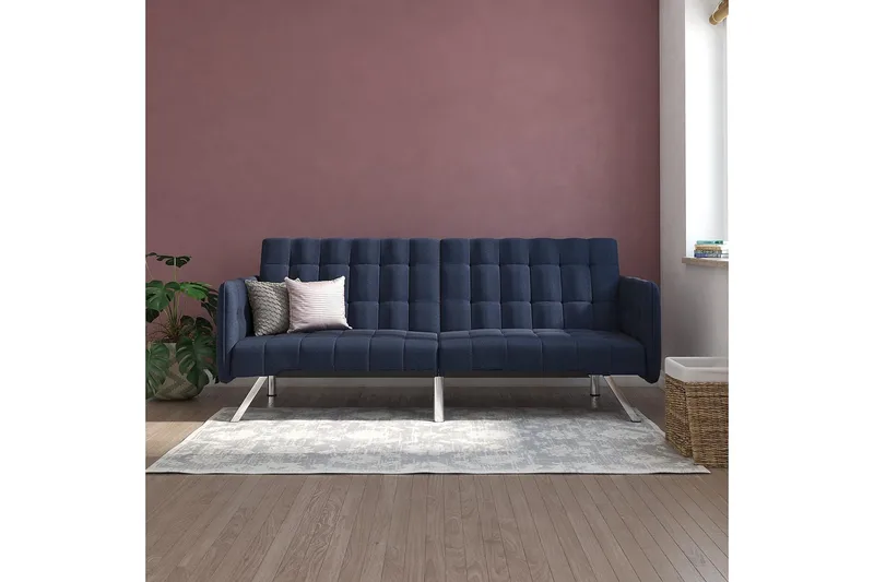 Emily Sovesofa Marineblå - Dorel Home - Møbler - Sofaer - Sovesofaer