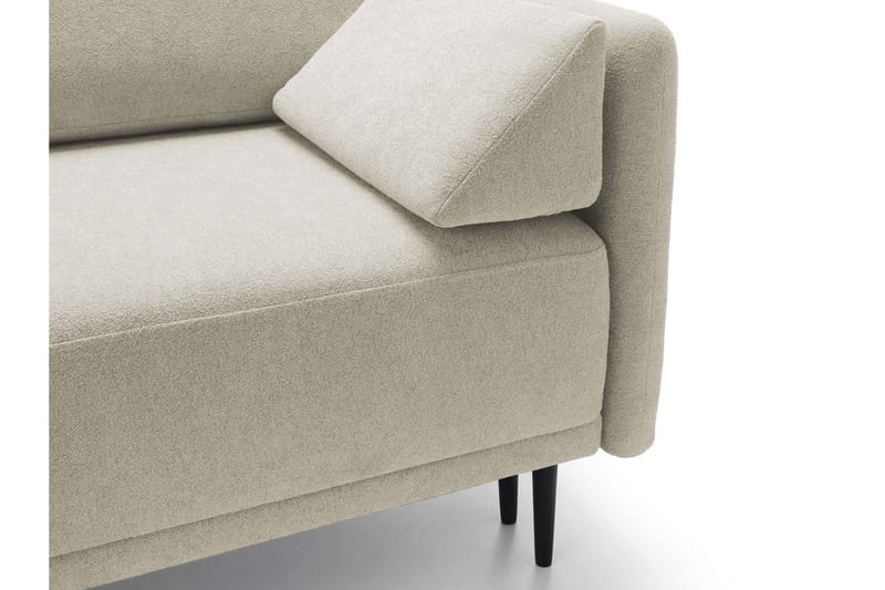 Enaya Sovesofa Med 3-Sæders Divan - Grå - Møbler - Sofaer - Sovesofaer