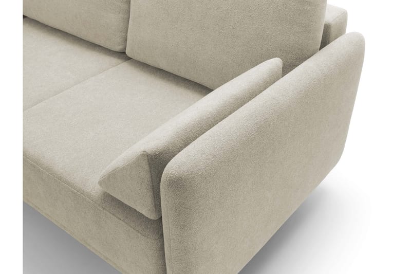 Enaya Sovesofa Med 3-Sæders Divan - Grå - Møbler - Sofaer - Sovesofaer