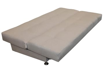 Enduro 3-personers Rektangulær Sovesofa 120x195 cm med Opbevaring i Stof - Grå - Møbler - Sofaer - Sovesofaer