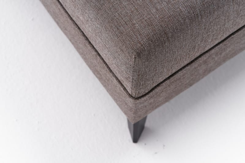 Eriska U-sovesofa - Brun/Sort - Sovesofaer - Sovesofa chaiselong