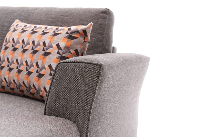 Eriska U-sovesofa - Brun/Sort - Møbler - Sofaer - Sovesofaer