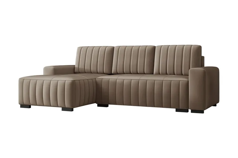Esher 3-pers. Hjørnesofa Venstre, Beige