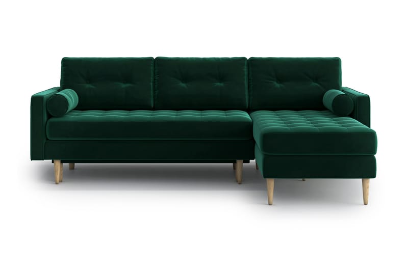 Esmeralde 2-Pers. Chaiselongsovesofa - Grøn - Møbler - Sofaer - Sovesofaer