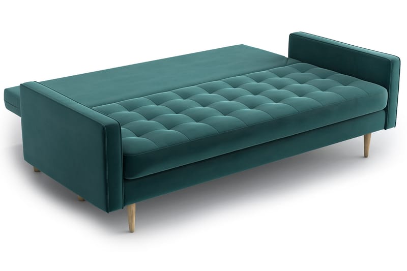 Esmeralde 3-pers. Sovesofa - Turkis - Sovesofaer - 3 personers sovesofa