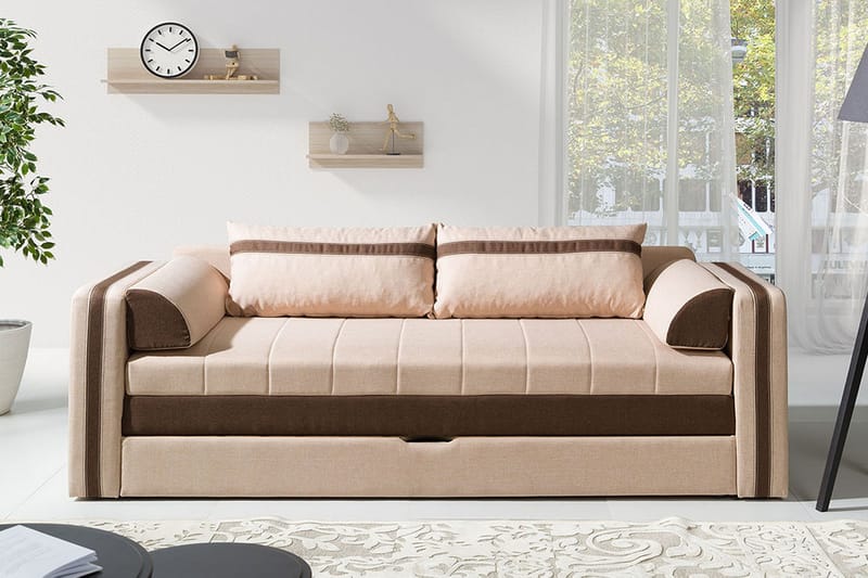 Euforia Sofa 222x75x77 cm - Sovesofaer - 3 personers sovesofa