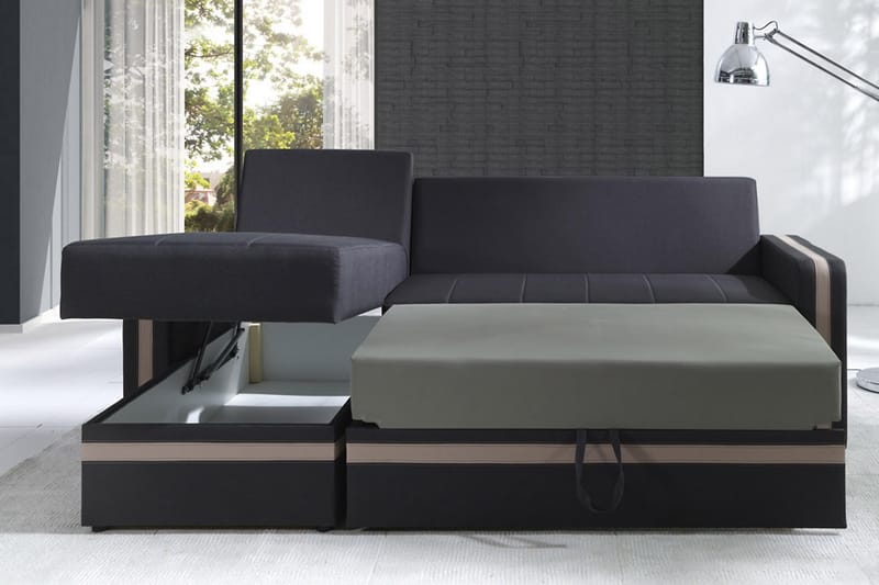 Euforia Sovesofa med diva 234x156x82 cm - Sovesofaer - Sovesofa chaiselong